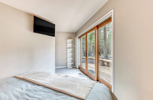 Black Butte Ranch House | Unique & secluded forest home with pool, hot tubs, tennis, sauna, & basketball