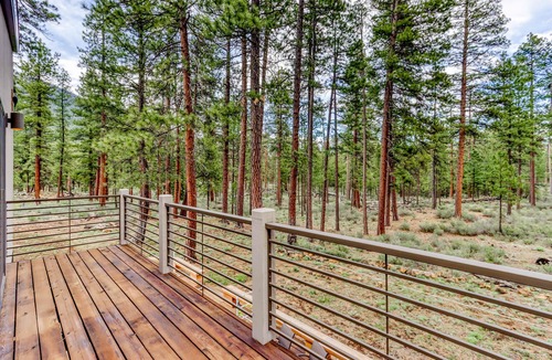 Black Butte Ranch House | Unique & secluded forest home with pool, hot tubs, tennis, sauna, & basketball