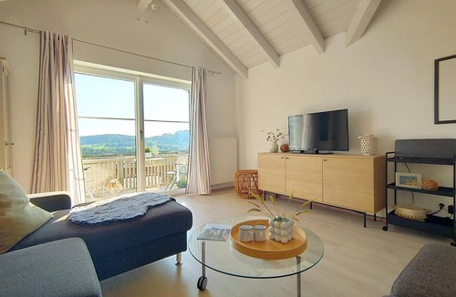 Sankt Englmar Apartment | Unique vacation apartment (90sqm) in a quiet location with east and south-facing balconies and Finnish sauna