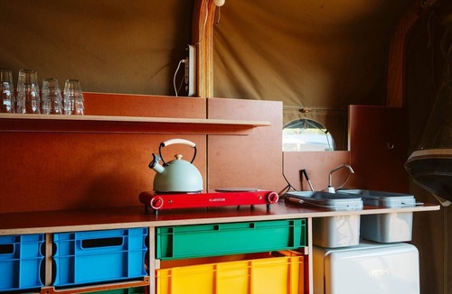 Ouddorp RV Rental | Unique Wikkelhouse camping tent