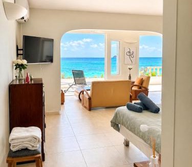 Grand Case Apartment | Unmatched Oceanfront Living in Grand Case, unique appt in grand case beach, perfect for families