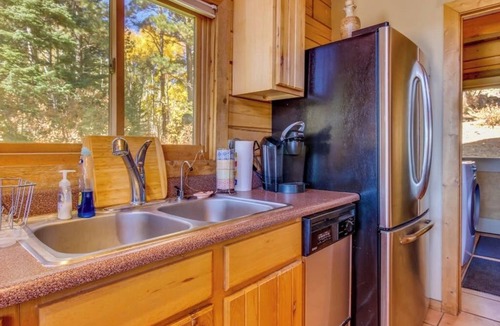 Durango Cabin | Unplugged dog-friendly getaway with tree-lined views