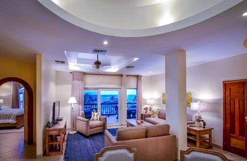 San Pedro Condo | UNRIVALED VIEWS from DESIGNER RENOVATED PENTHOUSE, Top 3BR rental @ GRAND CARIBE