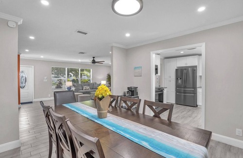 Boynton Beach House | Updated 3BR 2BA Home- King Suite, Private Yard, Outdoor Living Near Delray Beach