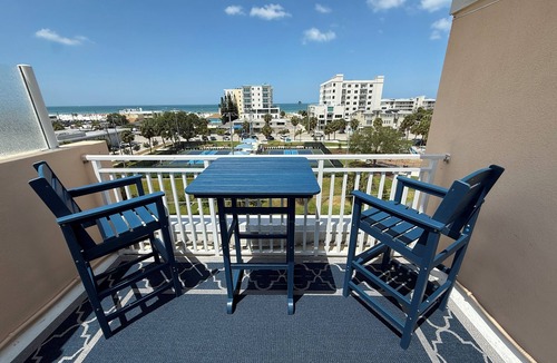 Bay Esplanade House | UPDATED! Clearwater Beach Townhome - Rooftop spa, beach views, private elevator