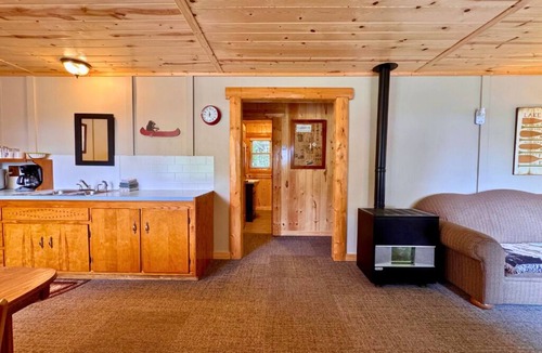 Trout Lake Cabin | Updated Rustic Cabin #5 at Twin Cedars on Frenchman Lake in Trout Lake, MI
