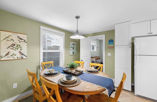 Rockaway Beach House | Updated vintage charmer in downtown Rockaway is one block to Sandy Beach!