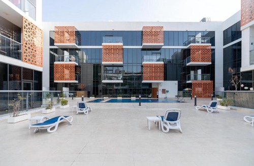 Jumeirah Village Apartment | Upgraded Designer-crafted Studio in JVC with Massive Terrace