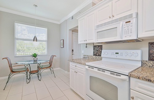 Estero Condo | Upgraded Osprey Cove condo with Lake View!