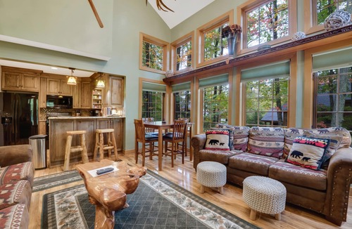 Boyne Falls Condo | Upper Disciples Condo 734| Fireplace | Sleeps 14 | Washer/Dryer