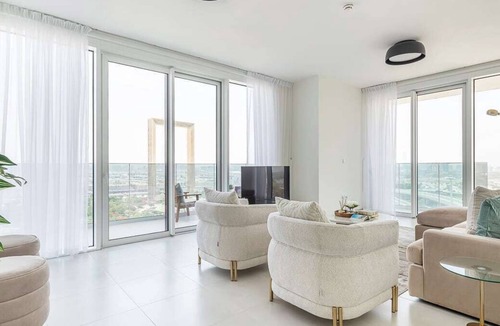 Bur Dubai Apartment | Upscale 2BR w/ Dubai Frame Views - Near Metro!