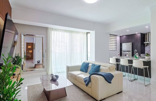 Downtown Santo Domingo Apartment | Upscale, City Center Luxury Condo, Beautifully Decorated, King Bed, Pool.