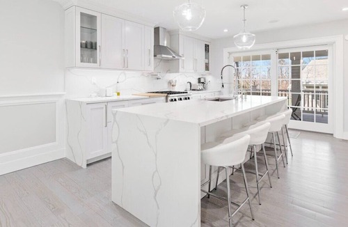 Hampton Bays House | Upscale Hampton Bays Home, Private Heated Pool, Great for Families and Friends