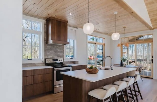 Old Fort House | Upscale Newly Constructed Trailside Cabin Near Asheville