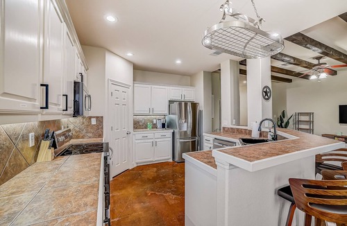 Dripping Springs House | Upscale ranch retreat with hot tub, screened porch, deck & firepit