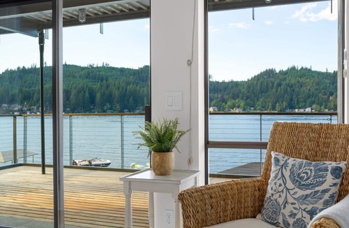 Olympia House | Upscale Summit Lake retreat w/hot tub, docks, canoes, paddle boards, & grill