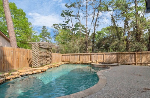 Panther Creek House | Urban Oasis: Heated Pool + Jacuzzi