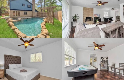 Panther Creek House | Urban Oasis: Heated Pool + Jacuzzi