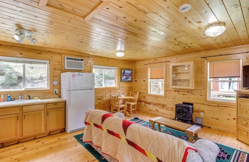 Deadwood Cabin | UTV Rentals, Fire Pit: Rally Home Base in Deadwood
