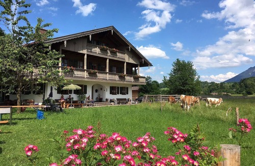 Weissbach Apartment | Vacation apartment 4 with balcony and mountain view, 35 m², 1 bedroom