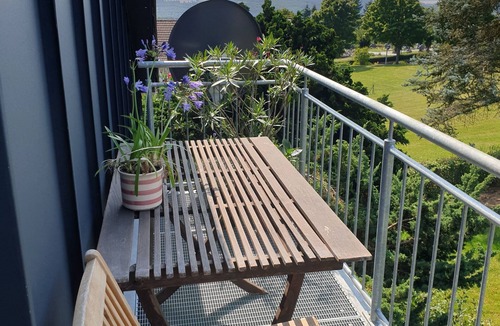 Mullenbach Apartment | Vacation apartment on the top floor with far-reaching views, balcony and small sauna