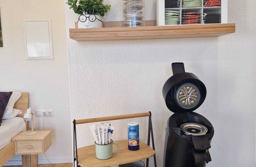 Neusitz Apartment | Vacation apartment Weitblick³ evening light Cozy, new apartment