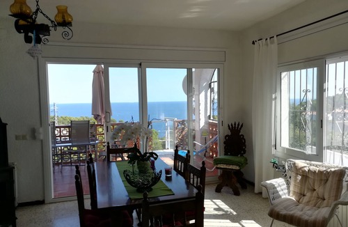 Canyelles House | Vacation home, private heated pool, ocean view, Tossa de Mar, quiet, green, close to the beach,