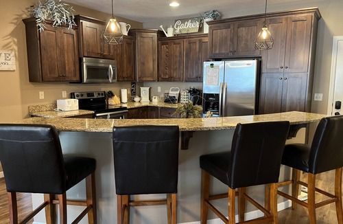 Arnolds Park Condo | Vacation Ready Condo - Great Views of East Lake Okoboji & Overlooks Newport Pool