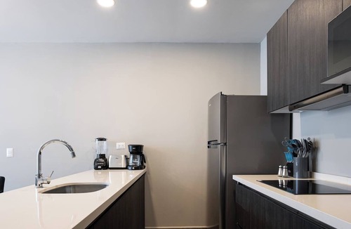 Monterrey Apartment | Valle Poniente, Balcony Overlooking La Huasteca
