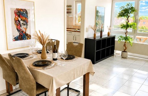 Oestrich-Winkel Apartment | Velmora Boutique Suites Rheingau - Balkon & Grill