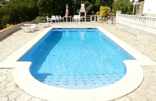 Calonge Villa | Very pleasant villa on a hill, calm, with seesight, garden and private swimming
