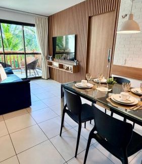 Pecém Apartment | VG Sun - Ar na sala e quarto - Praia, piscina e conforto