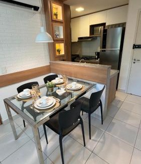 Pecém Apartment | VG Sun - Ar na sala e quarto - Praia, piscina e conforto