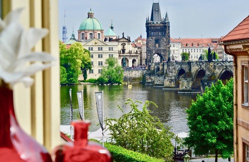 Prague 1 Apartment | VIEWS of Charles Bridge and Prague Castle