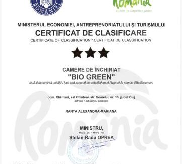 Chinteni Villa | Vila Bio Green