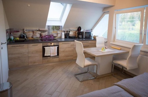 Lesce Apartment | Vila Lesce studio near Bled with heated outdoor pool