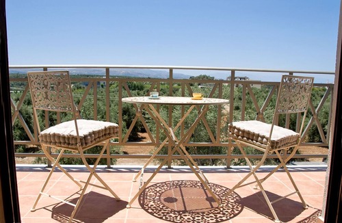 Stavromenos Villa | Villa Alea, Luxury stone villa with private pool and delicate decoration.