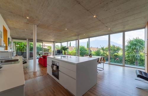 Schenna Apartment | Villa Alvarium - Moderne Architektur mit Großen Räumen und Designer Ausstattung