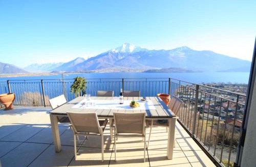 Vercana Apartment | Villa Aquarius Elegante appartamento con fantastica vista lago