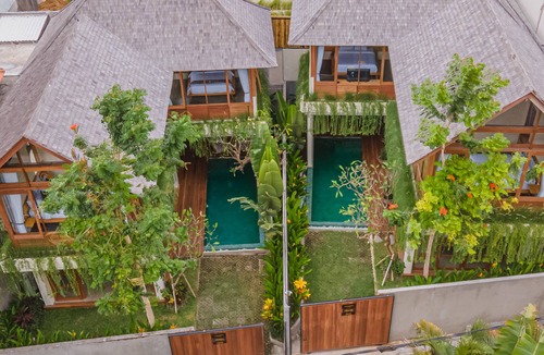 Pererenan Villa | Villa Avyathi at Ananadathu Villas - Tropical 2BR Contemporary Villa in Canggu