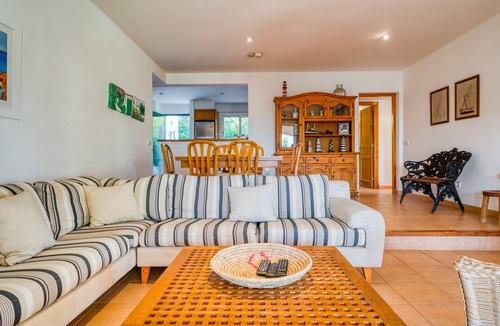 Sant Tomas Villa | Villa Beatriz with Sea View, Wi-Fi, Garden, Terrace & Pool; Parking Available