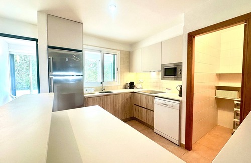 Sant Tomas Villa | Villa Beatriz with Sea View, Wi-Fi, Garden, Terrace & Pool; Parking Available