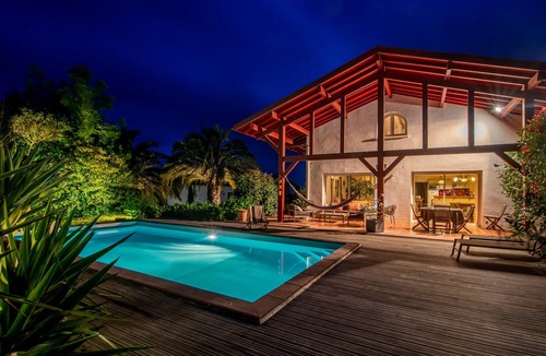 Arcangues House | Villa d' Arcangues Basque 4*, swimming pool palm trees 10 minutes from Biarritz