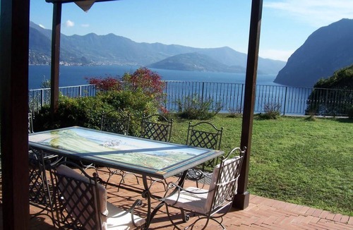 Solto Collina Villa | Villa Daniela is by the lake Iseo with amazing view surrounded by olive trees