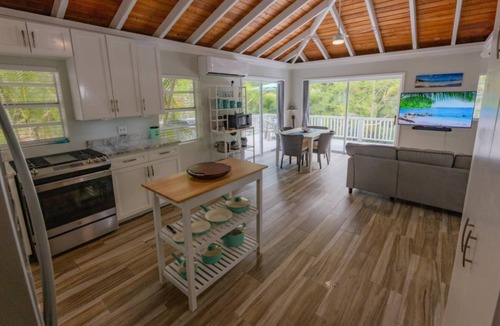 Fish Bay Villa | Villa de Paz, St John. New to rental market. 4BR/2.5B Pool, Private, Renovated!!
