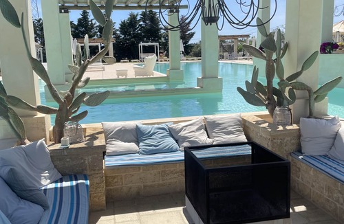 Alezio House | Villa Elisabetta with Jacuzzi and pool area