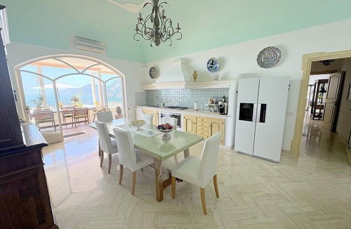 Laurito Villa | Villa Estia: A charming and bright villa built sheer above the sea, with Free WI-FI.