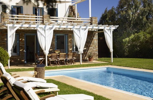 Kato Fellos Villa | Villa Etheria with private pool in Andros Greece-Enjoy a memorable vacation