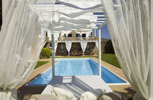 Kato Fellos Villa | Villa Etheria with private pool in Andros Greece-Enjoy a memorable vacation
