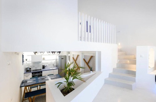 Monolithos Villa | Villa Evadne, 2 BDR, Outdoor Pool, Indoor Hot Tub, Furnished Terrace, Santorini